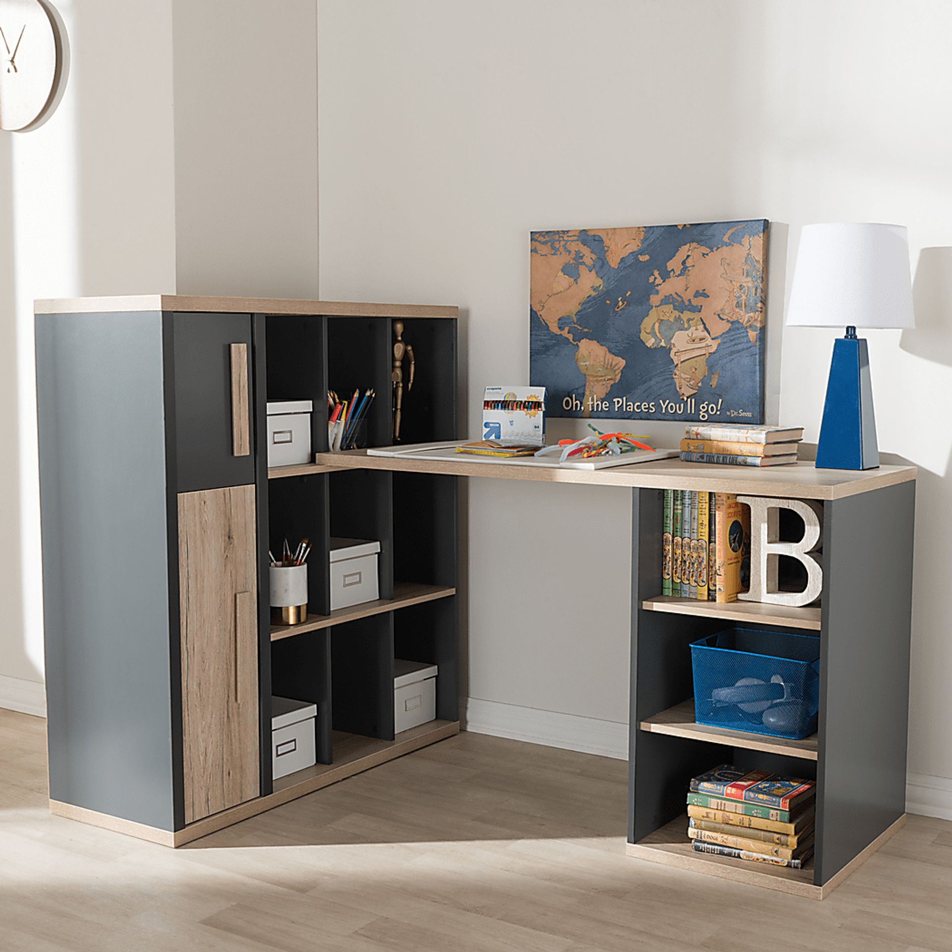 Kampton Gray Desk - Image 2