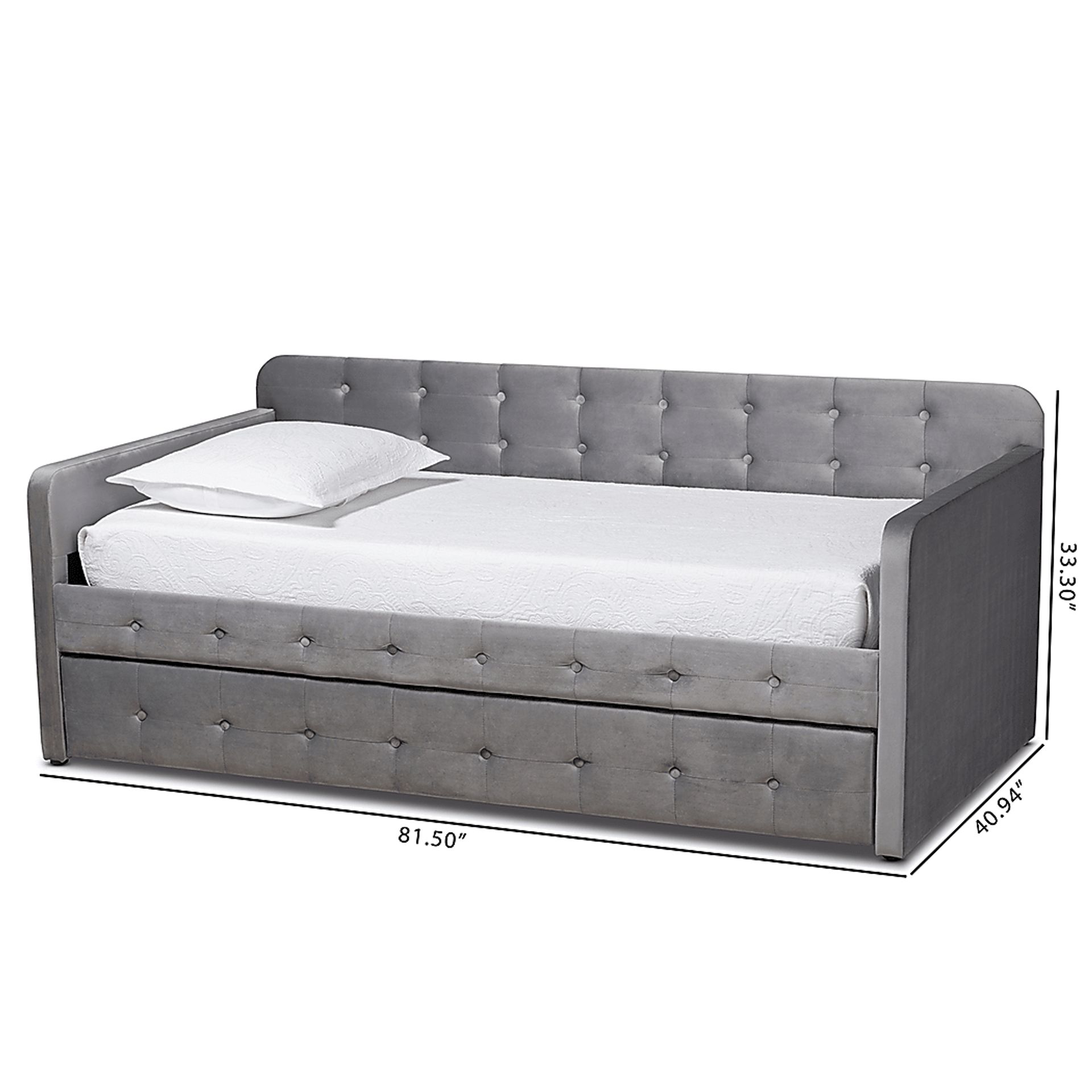 Kamrath Gray Twin Daybed with Trundle - Image 10