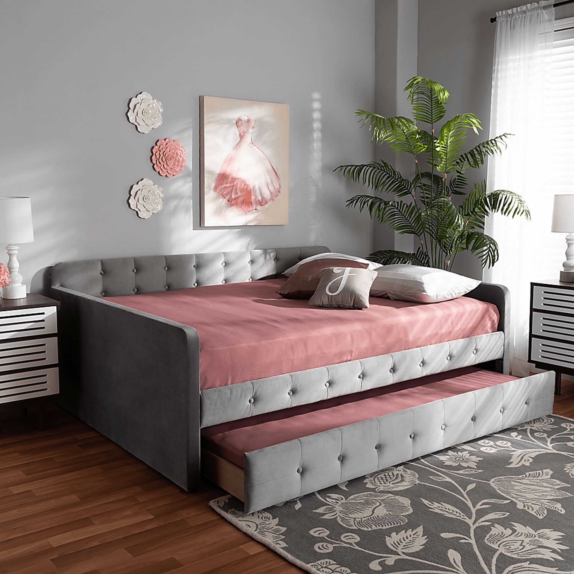 Kamrath Gray Full Daybed with Trundle - Image 8