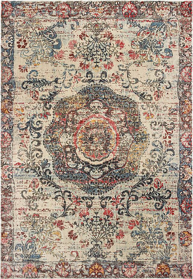 Kanal Ivory 7'10 x 10'10 Rug - Thumbnail - Image 1