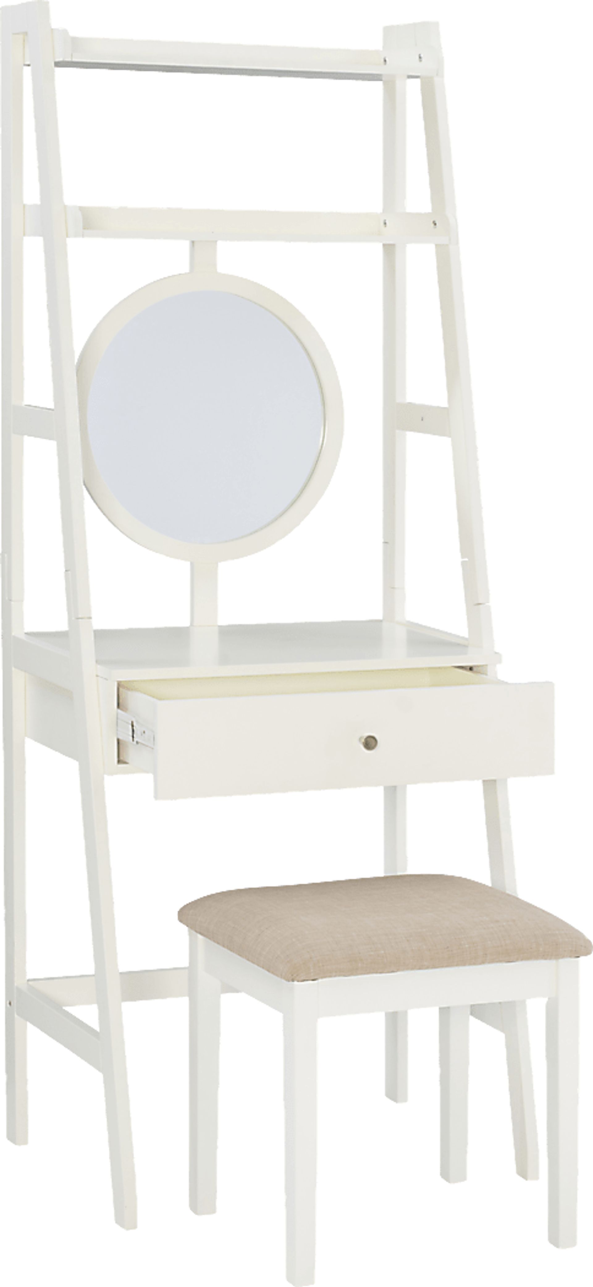 Kanawha White Vanity Set - Image 2