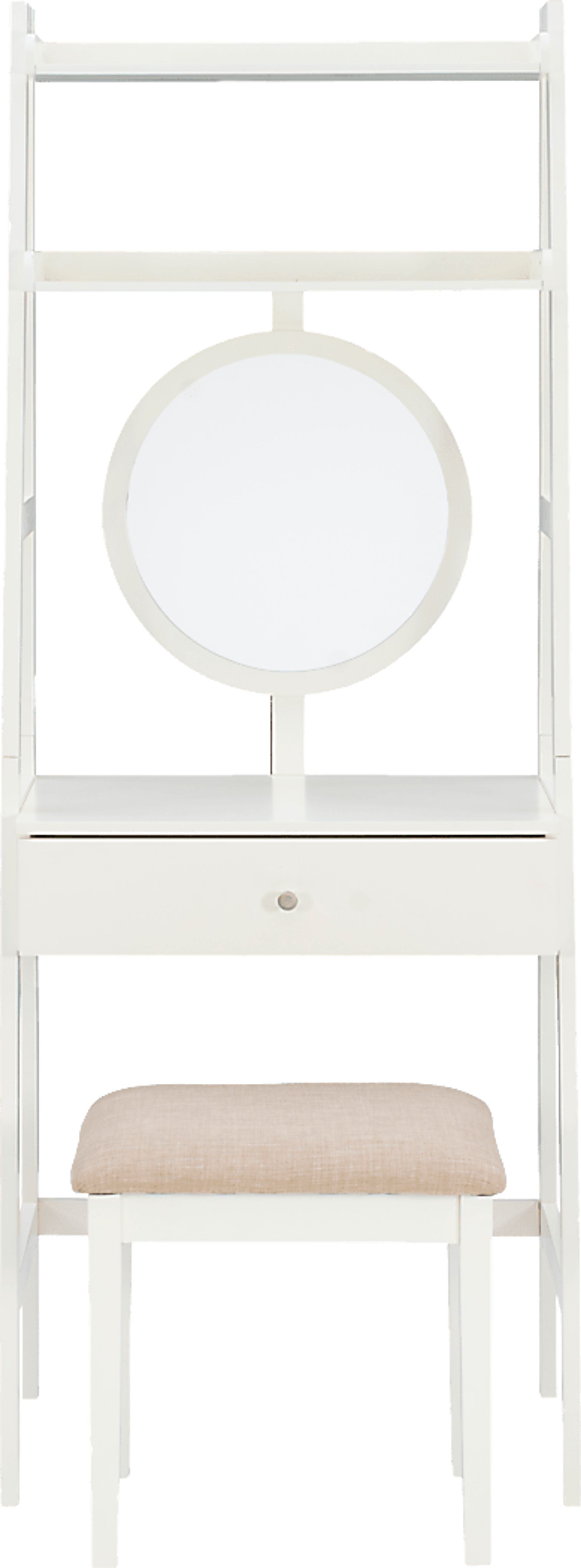 Kanawha White Vanity Set - Image 3