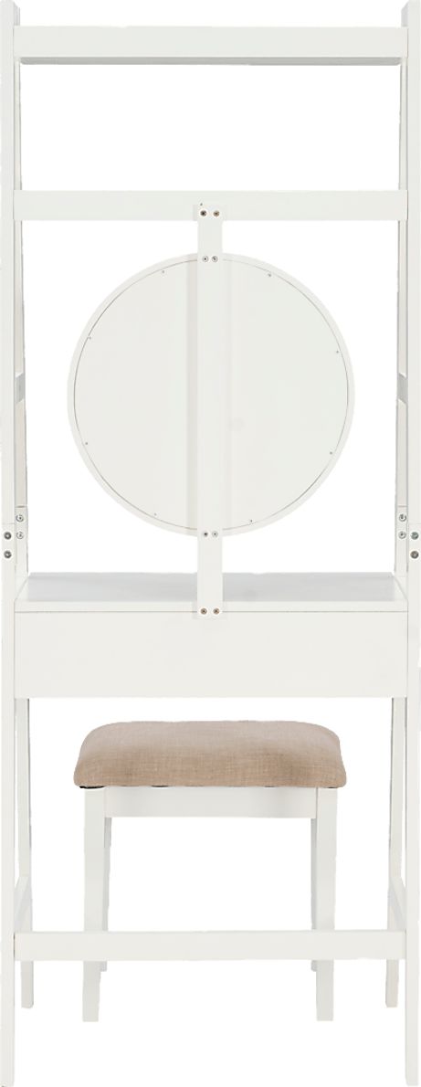 Kanawha White Vanity Set