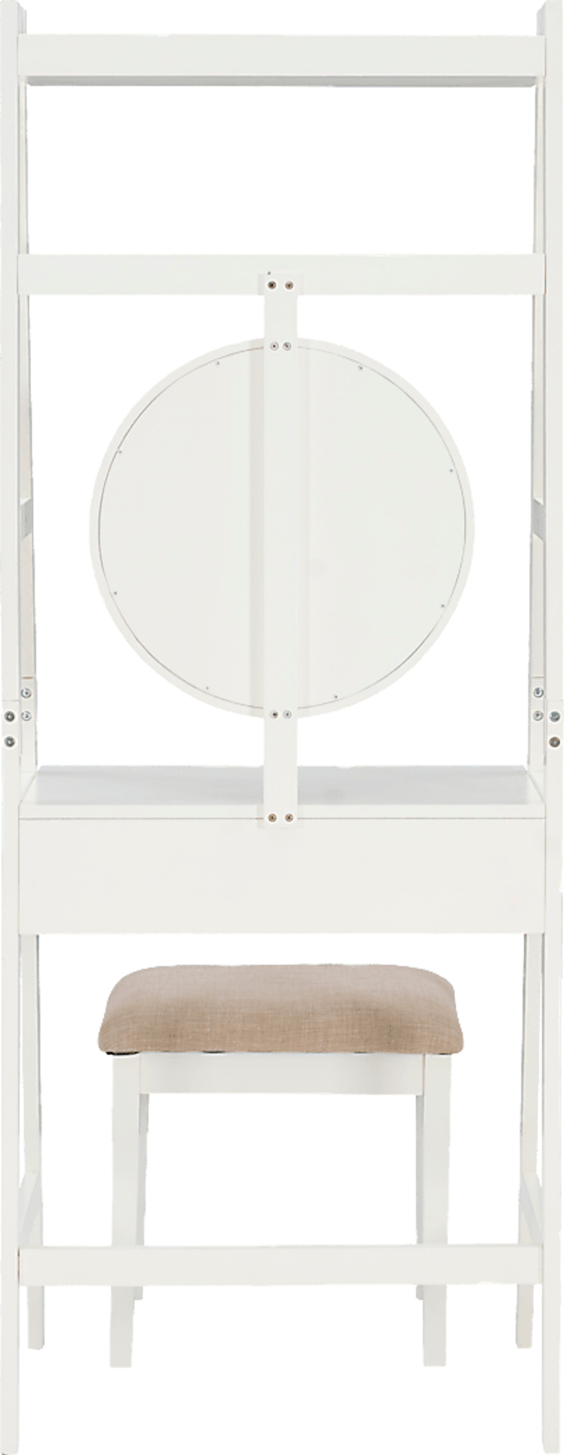 Kanawha White Vanity Set - Image 7