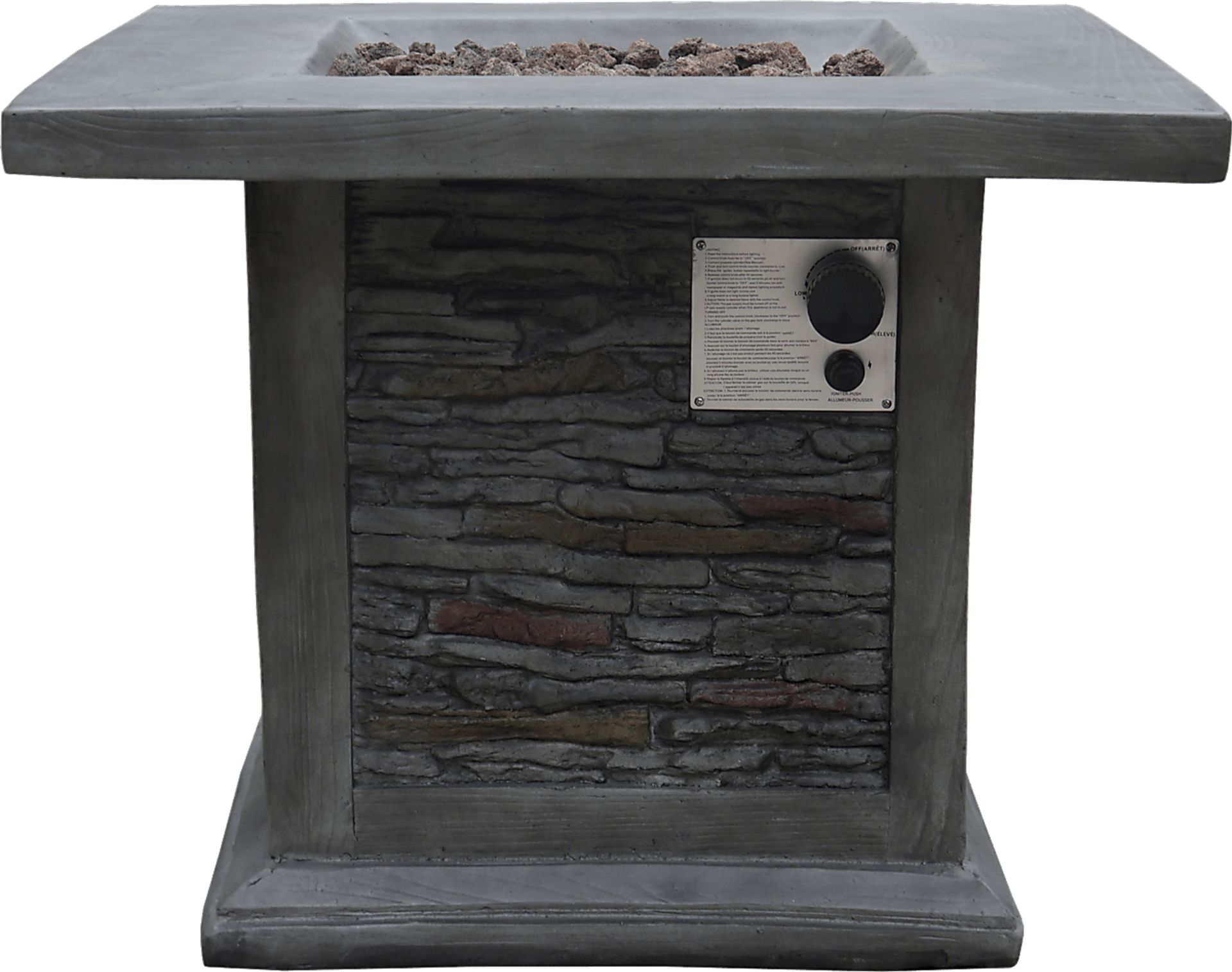 Kandi Gray Outdoor Fire Pit - Image 6