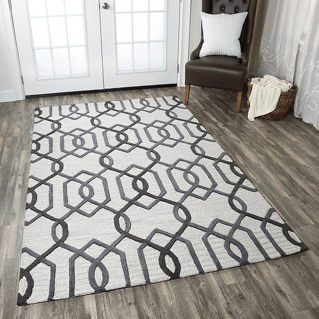 Kandra Gray 5' x 8' Rug - Thumbnail - Image 4