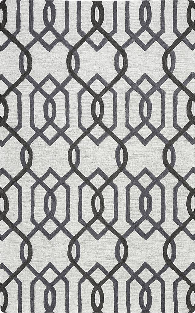 Kandra Gray 6'6 x 9'6 Rug - Thumbnail - Image 1