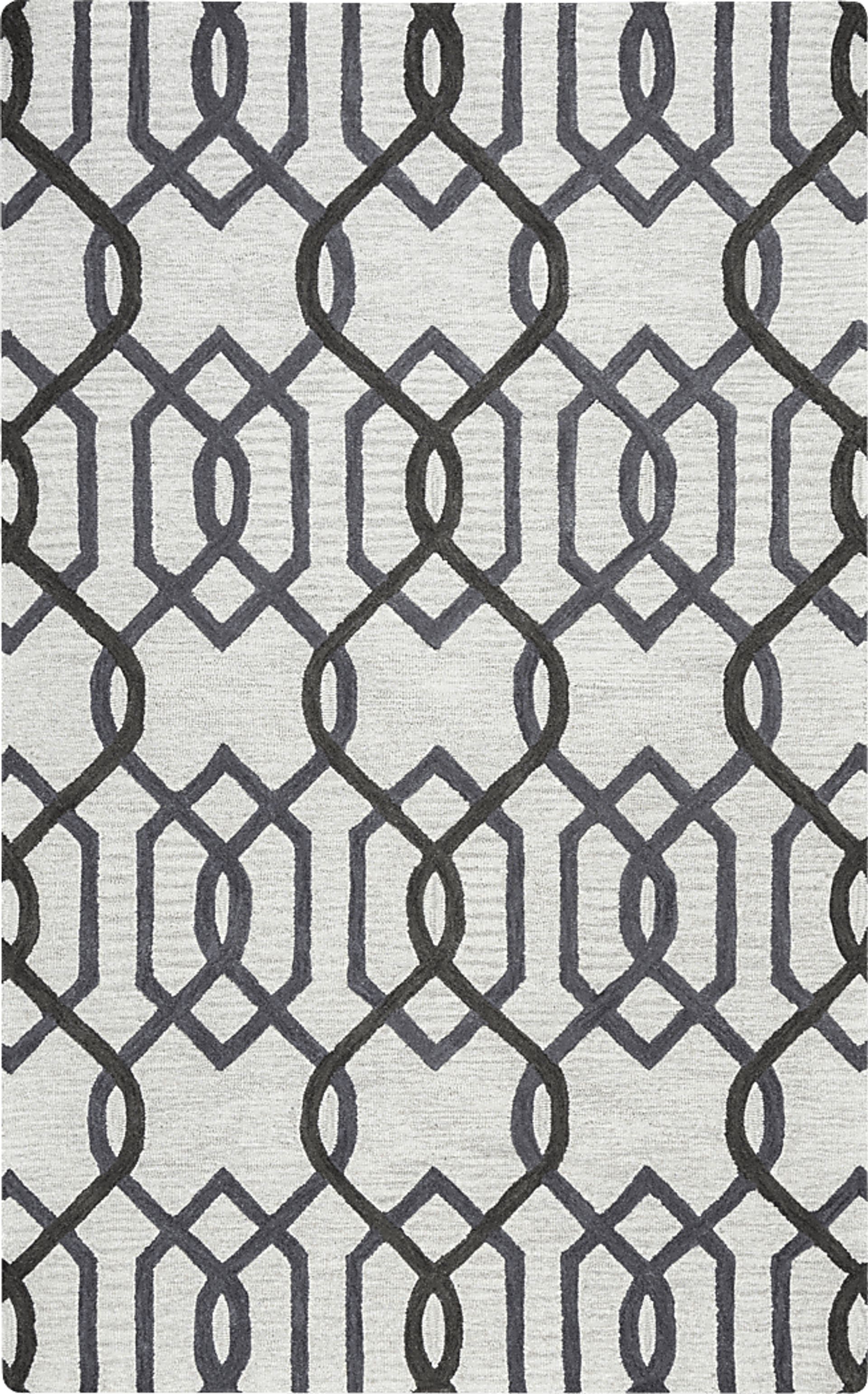 Kandra Gray 6'6 x 9'6 Rug - Image 1