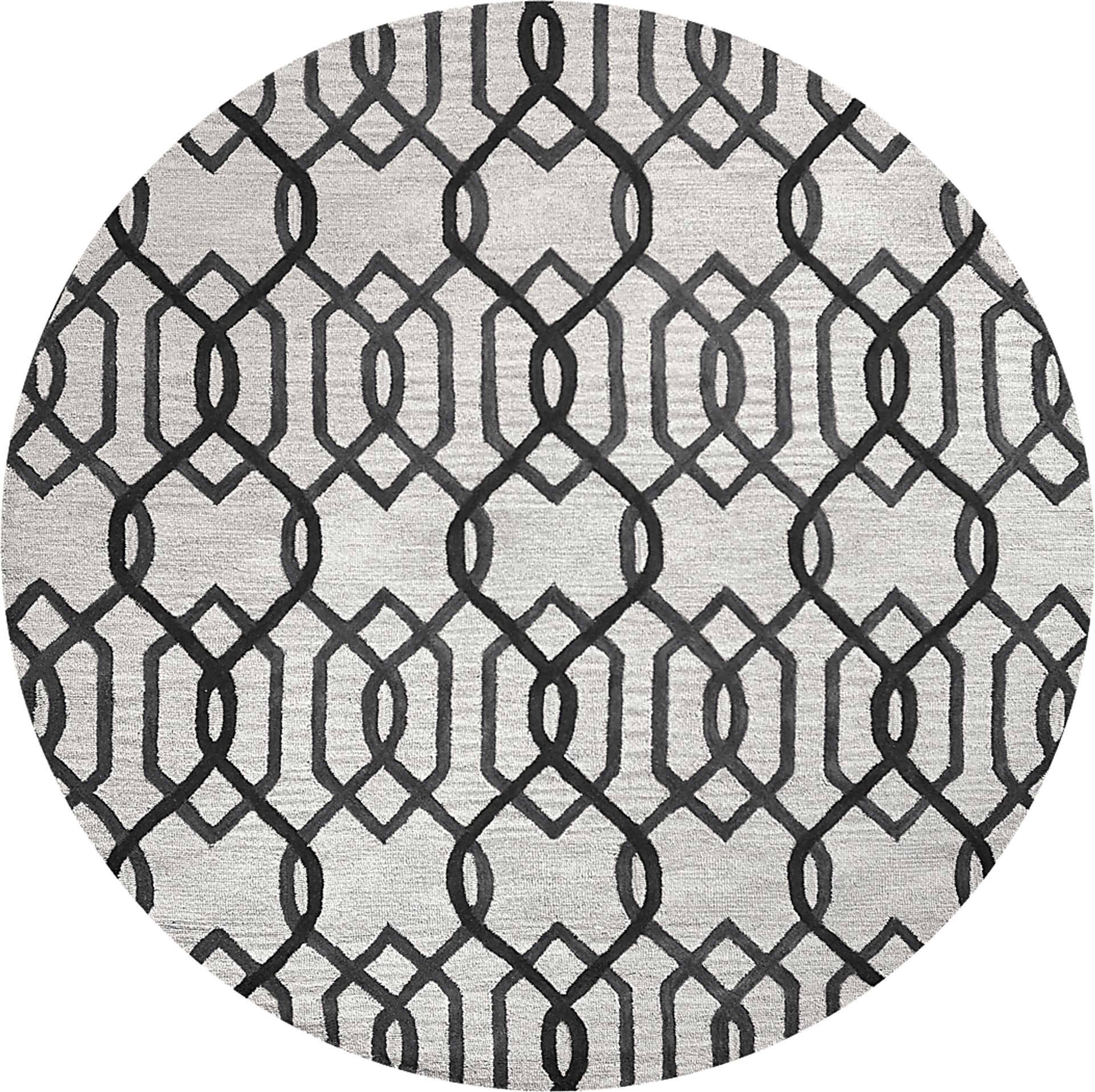 Kandra Gray 8' Round Rug - Image 1