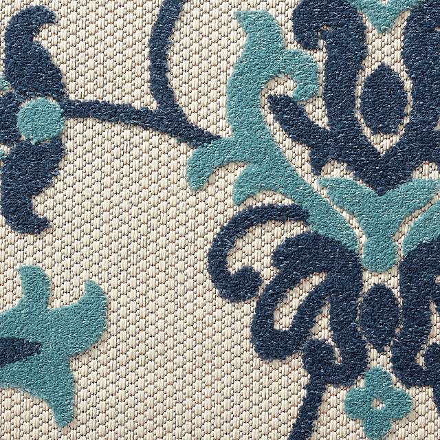 Kanguho Blue 7'10 x 9'10 Indoor/Outdoor Rug - Thumbnail - Image 3