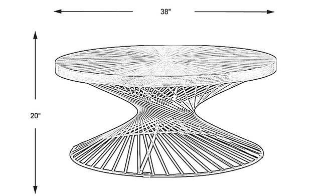 Dimension Image. Please refer to the Dimension Tab on this page for dimension details.
