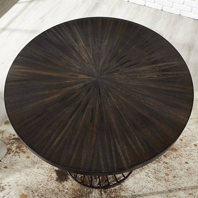 Kanister Walnut Counter Height Dining Table - Thumbnail - Image 3