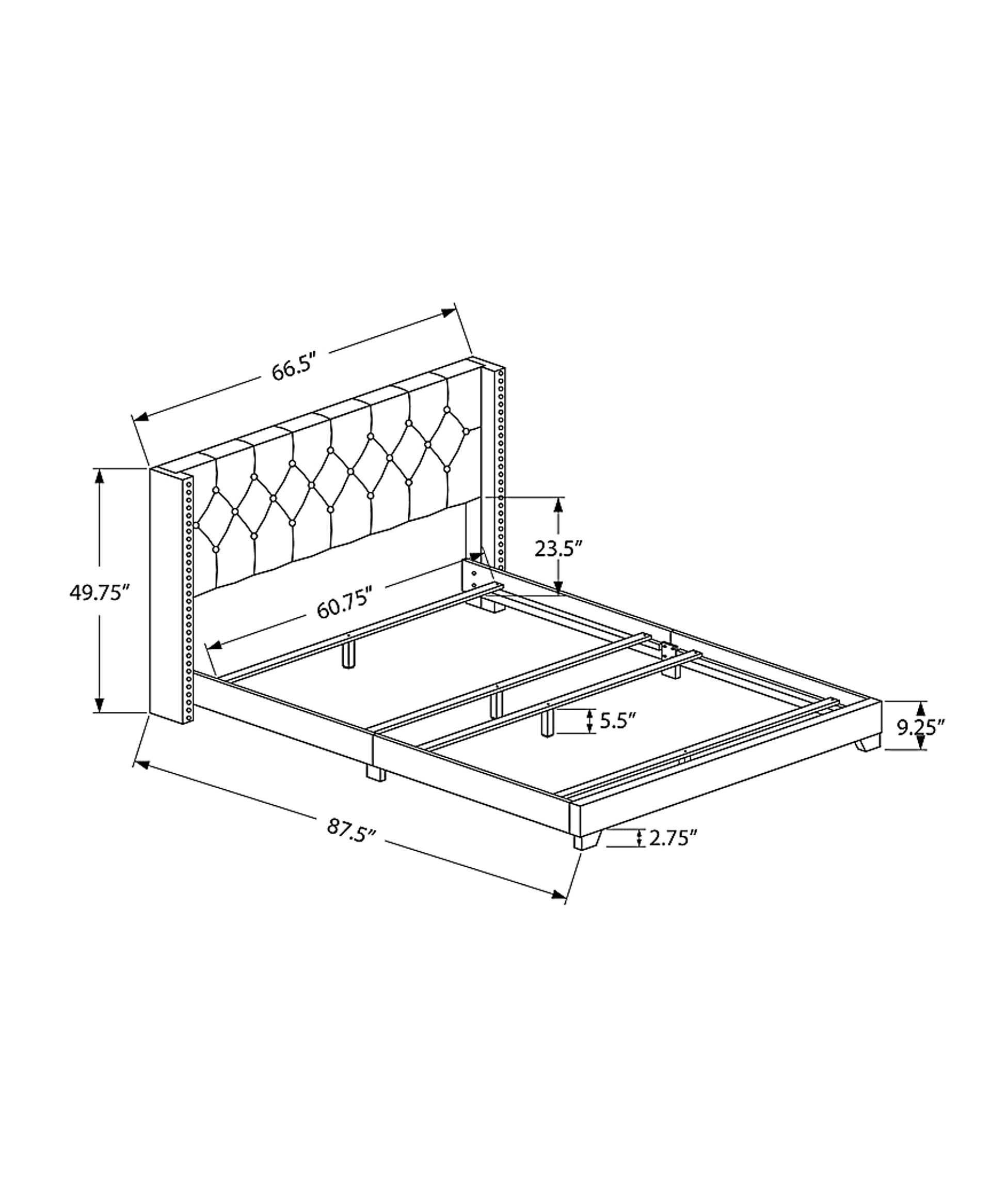 Kanlow Gray Queen Bed - Image 3