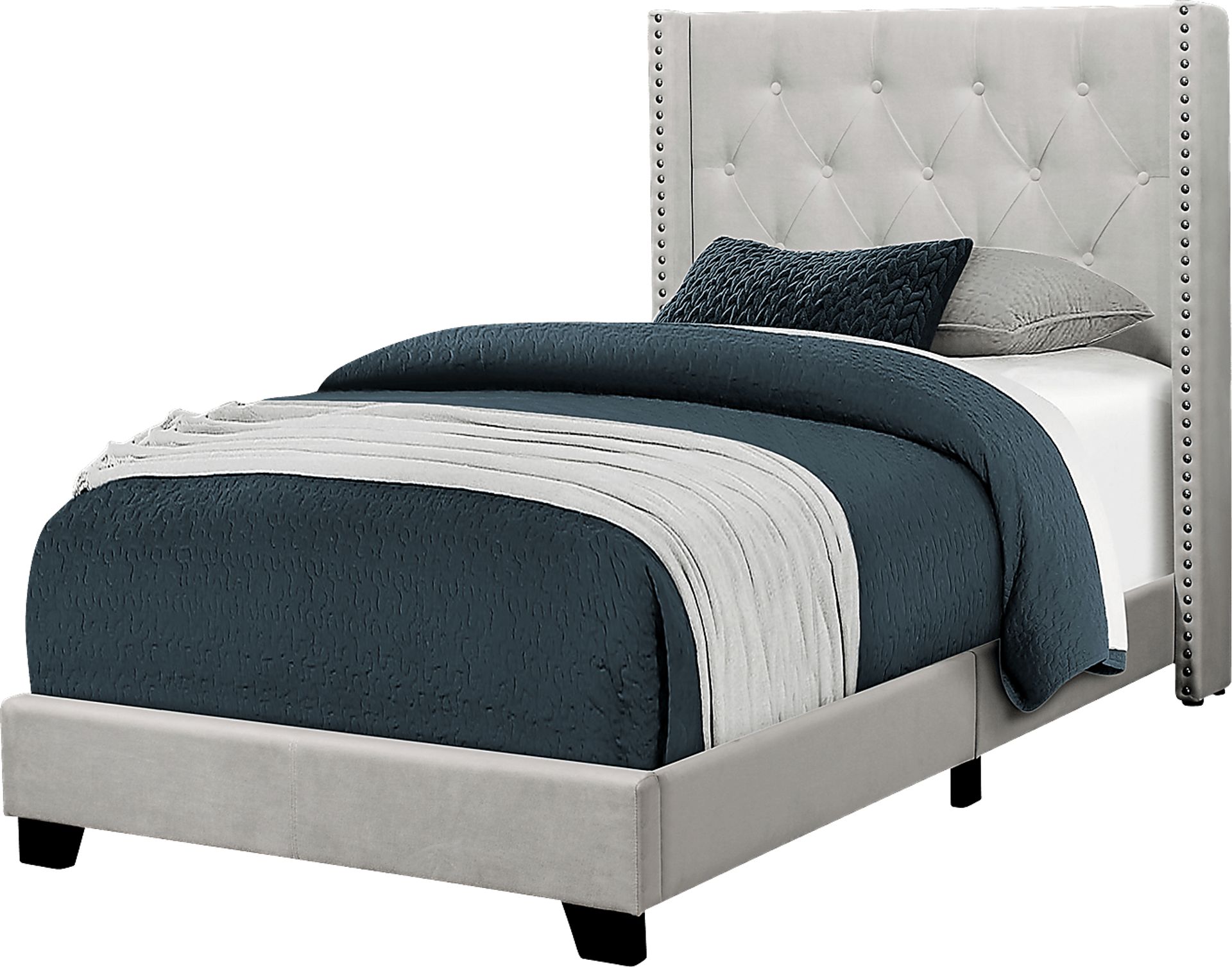 Kanlow Gray Twin Bed - Image 1