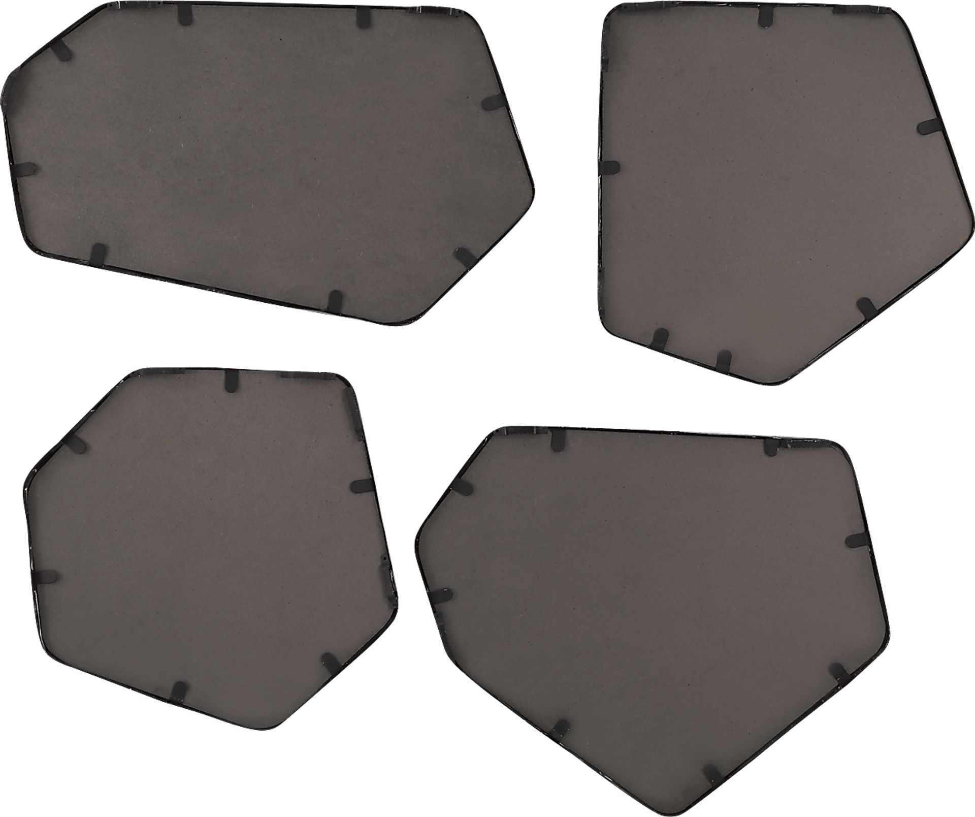 Kannst Black Wall Mirror, Set of 4 - Image 3