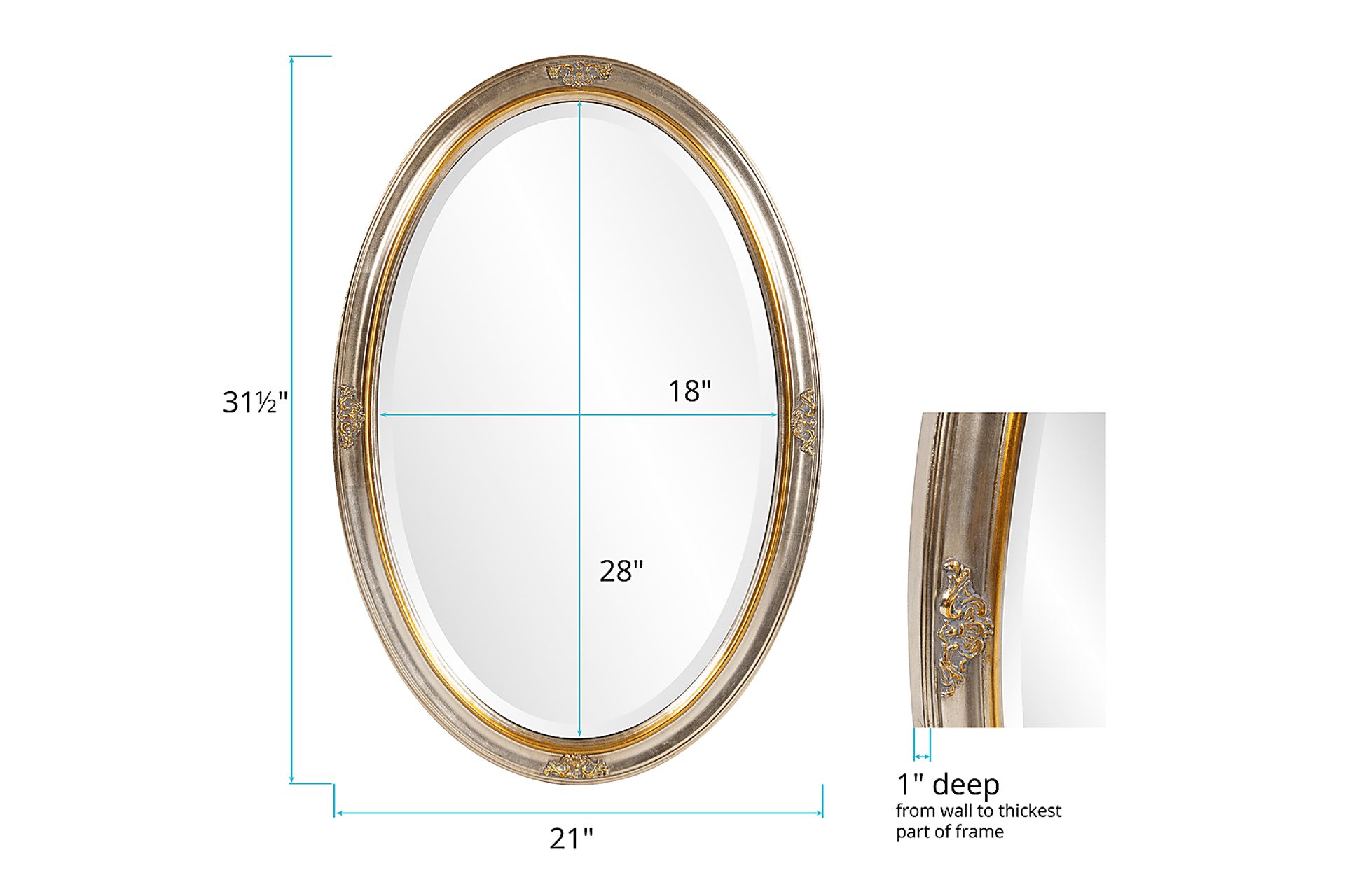 Kansan Gold Mirror - Image 2