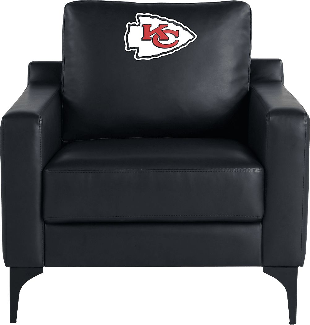 Kansas City Chiefs Black Accent Chair - Thumbnail 4