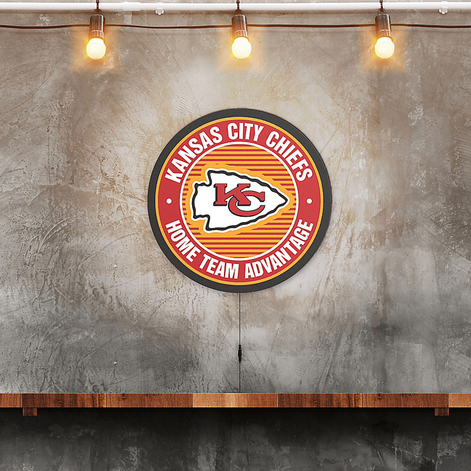 Kansas City Chiefs LED Wall Decor - Image 2