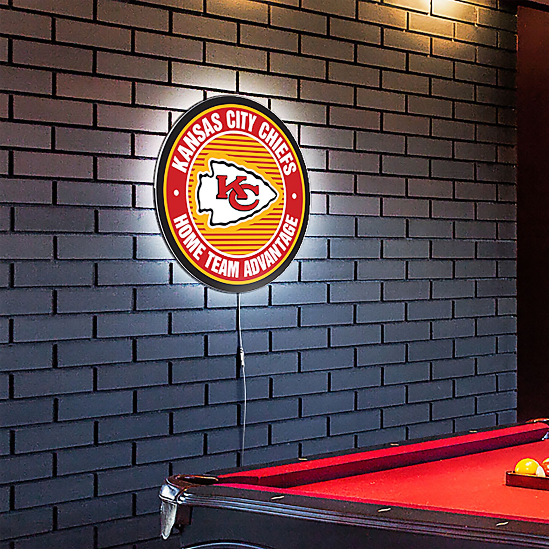 Kansas City Chiefs LED Wall Decor - Image 6
