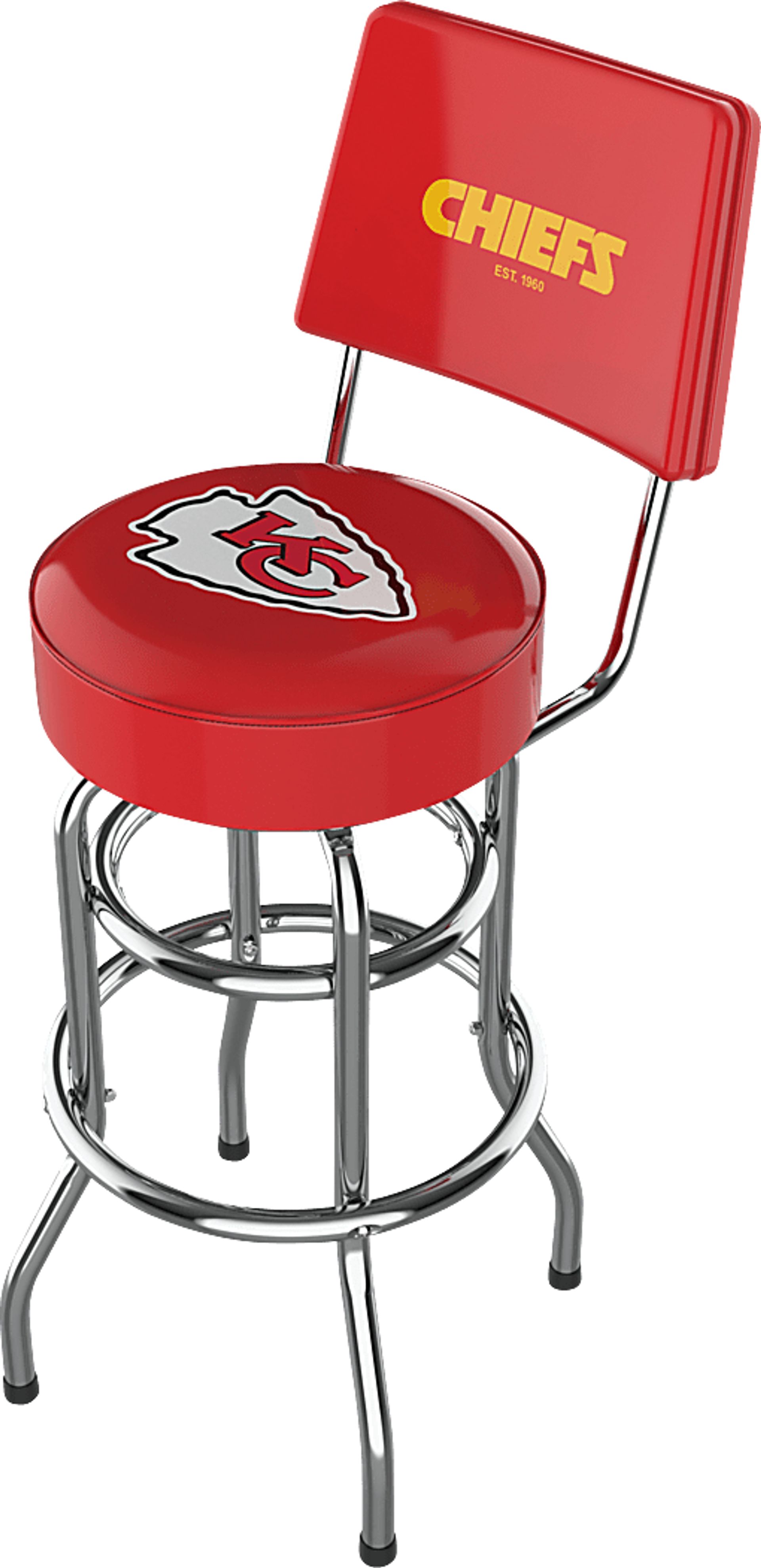 Kansas City Chiefs Red Barstool - Image 1