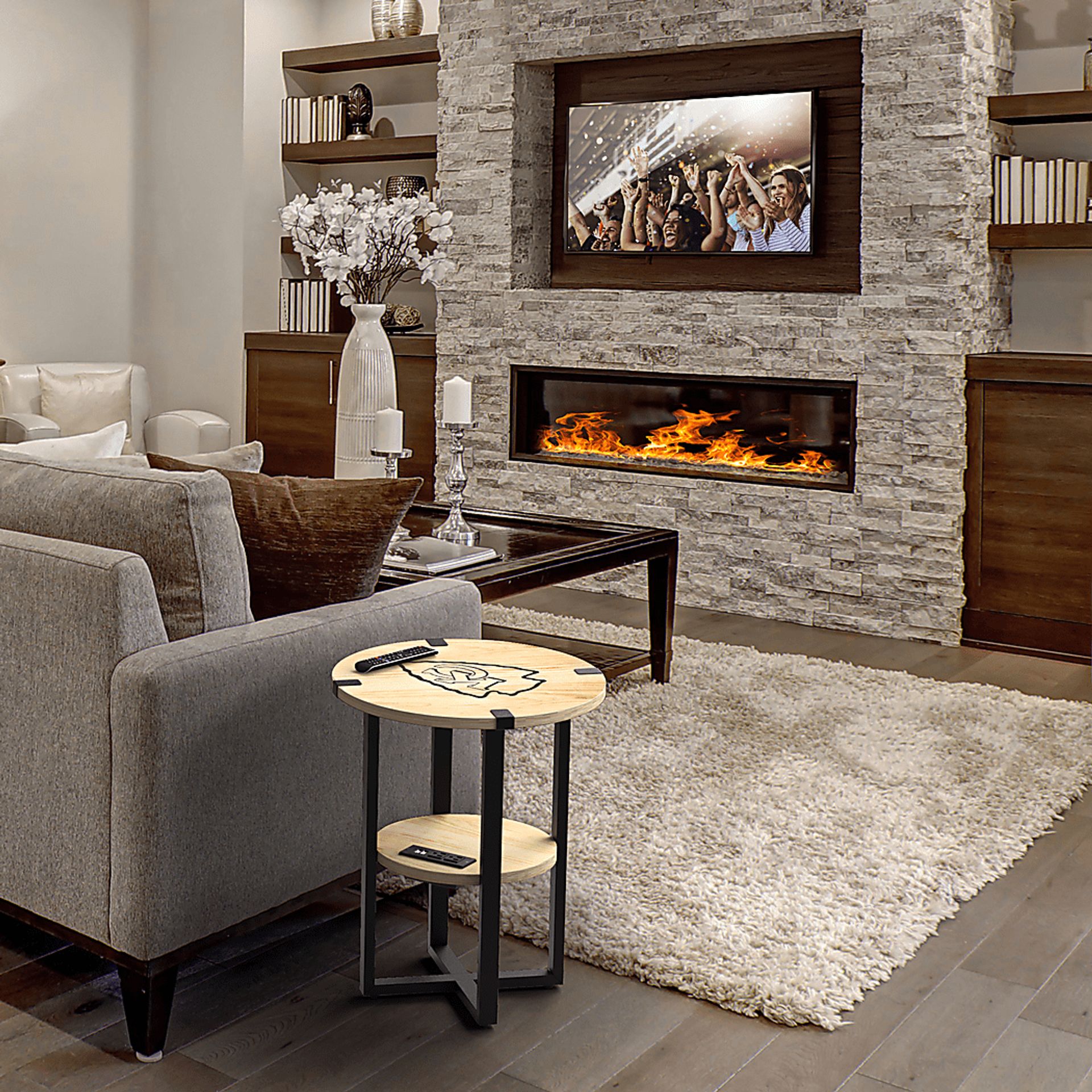 Kansas City Chiefs Side Table - Image 2