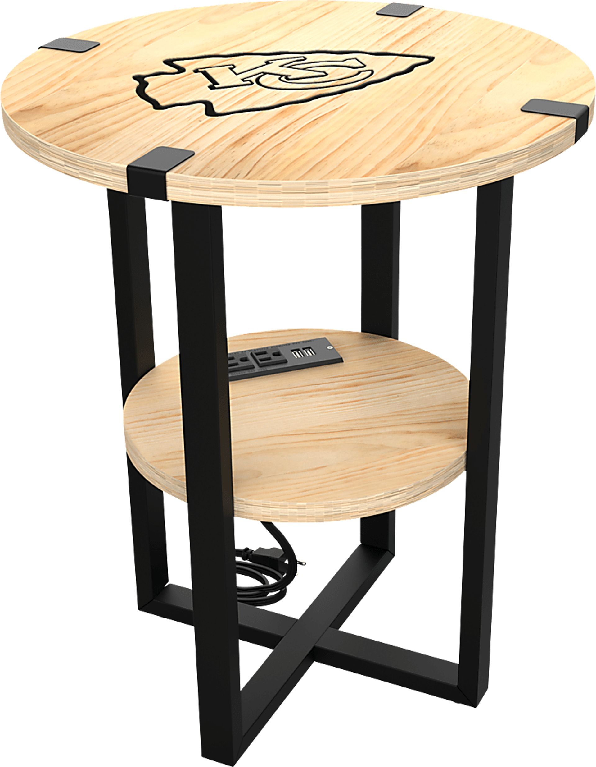 Kansas City Chiefs Side Table - Image 1