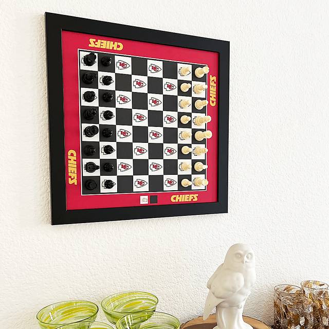 Kansas City Chiefs Wall Chess Set - Thumbnail - Image 2