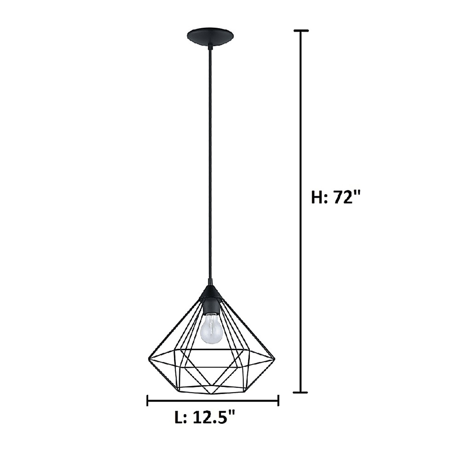 Kanst Road Charcoal Pendant - Image 3