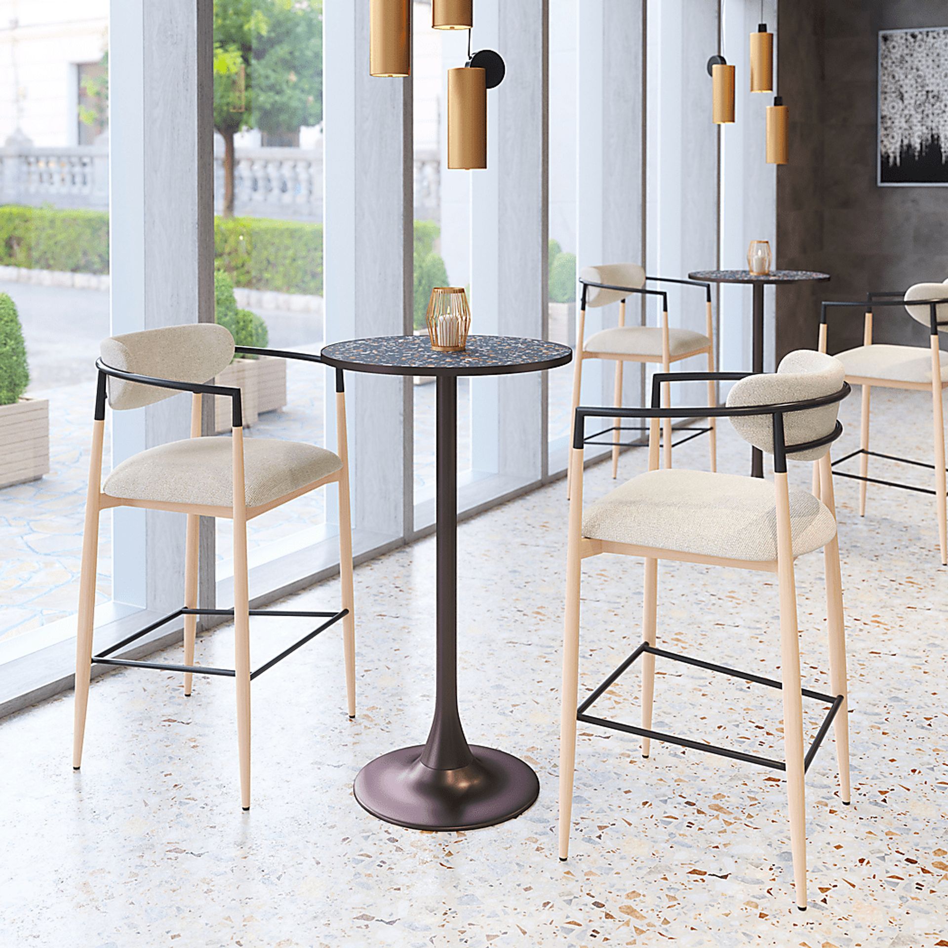 Kaoxo Black Bar Table - Image 2
