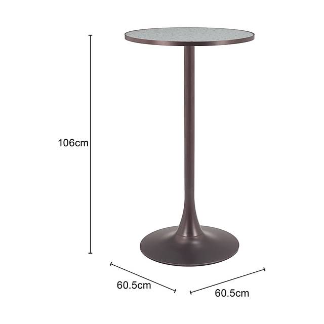Kaoxo Gray Bar Table - Thumbnail - Image 4