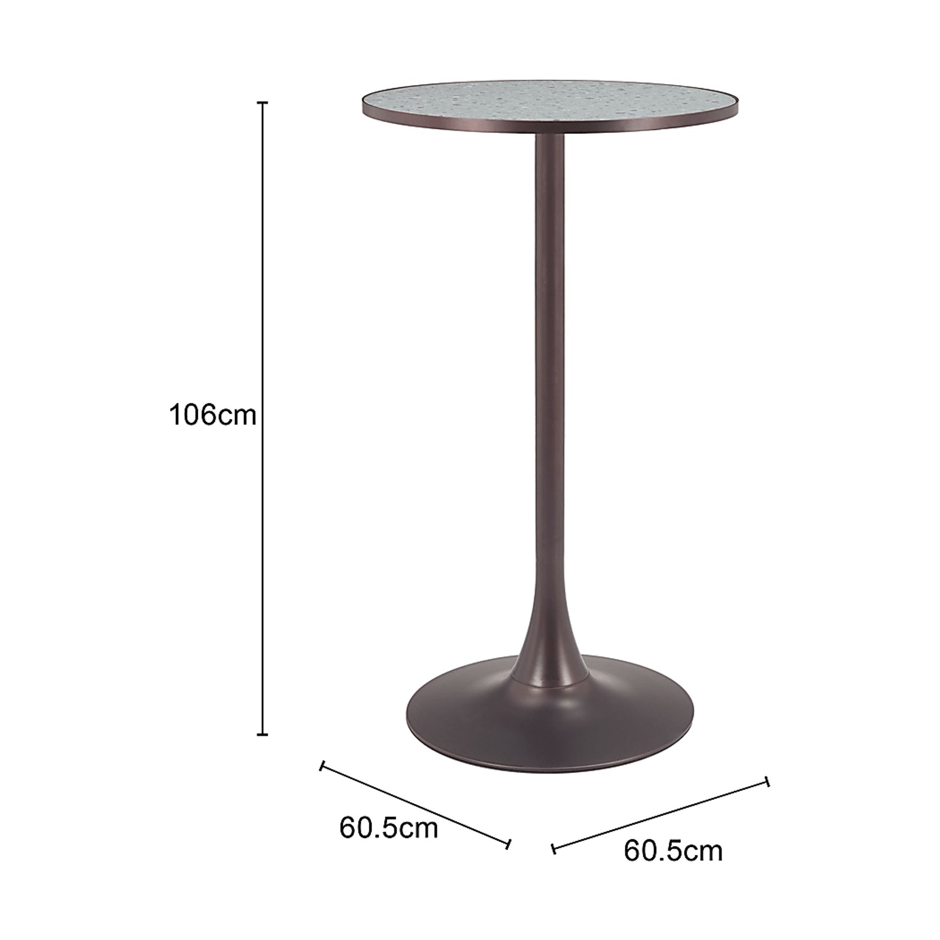 Kaoxo Gray Bar Table - Image 4