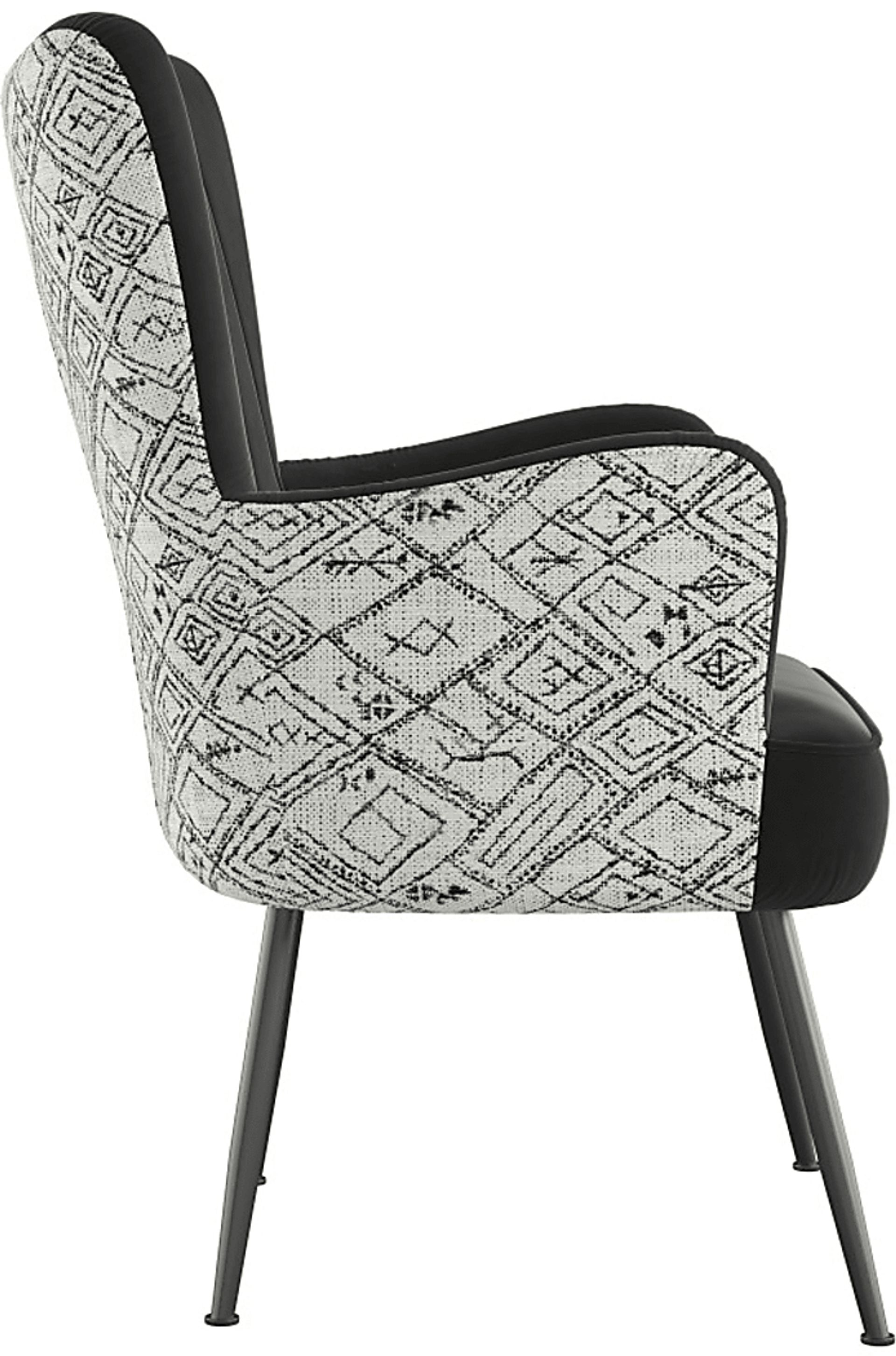 Kapford Black Accent Chair - Image 2