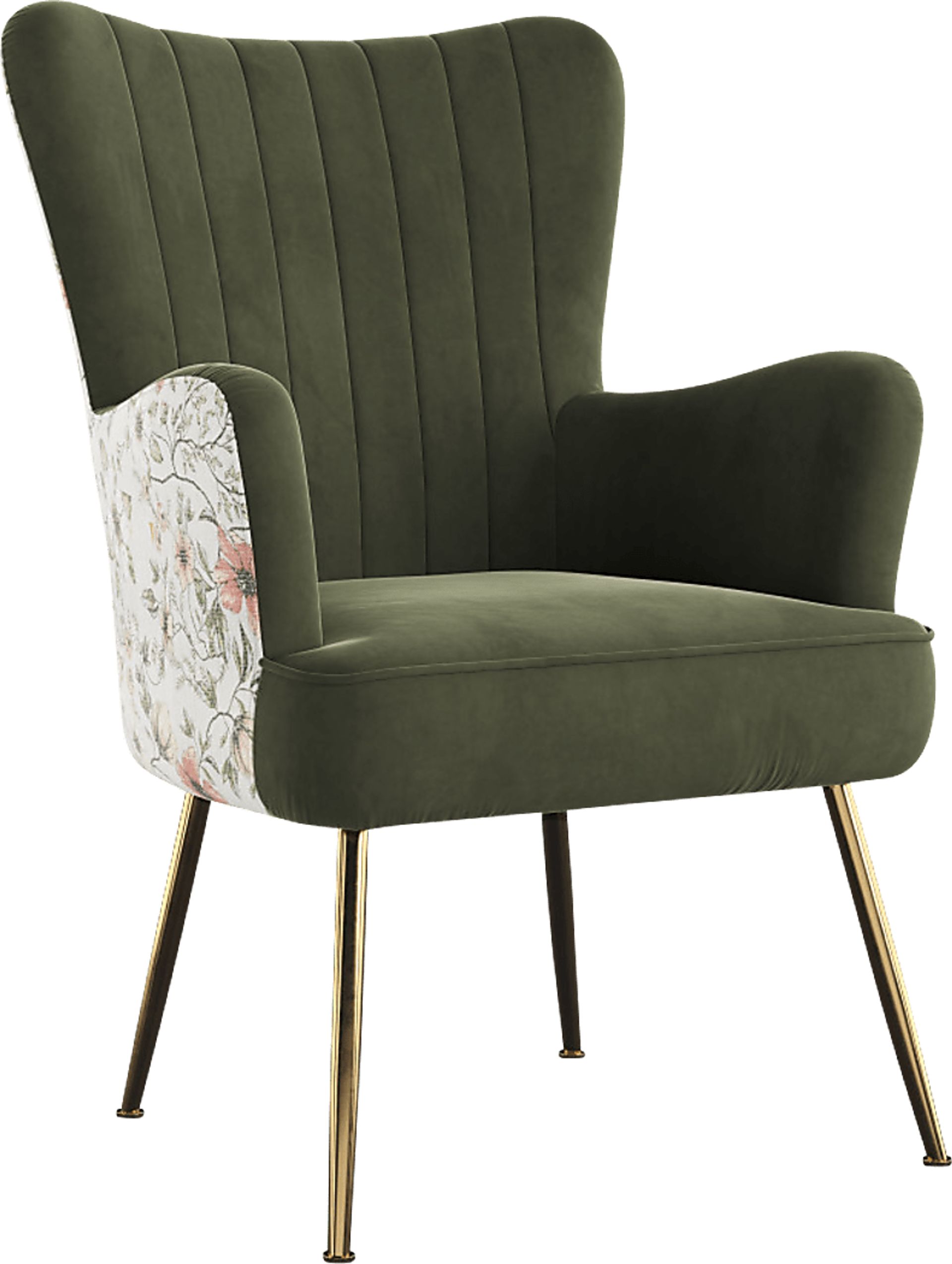 Kapford Green Accent Chair - Image 1
