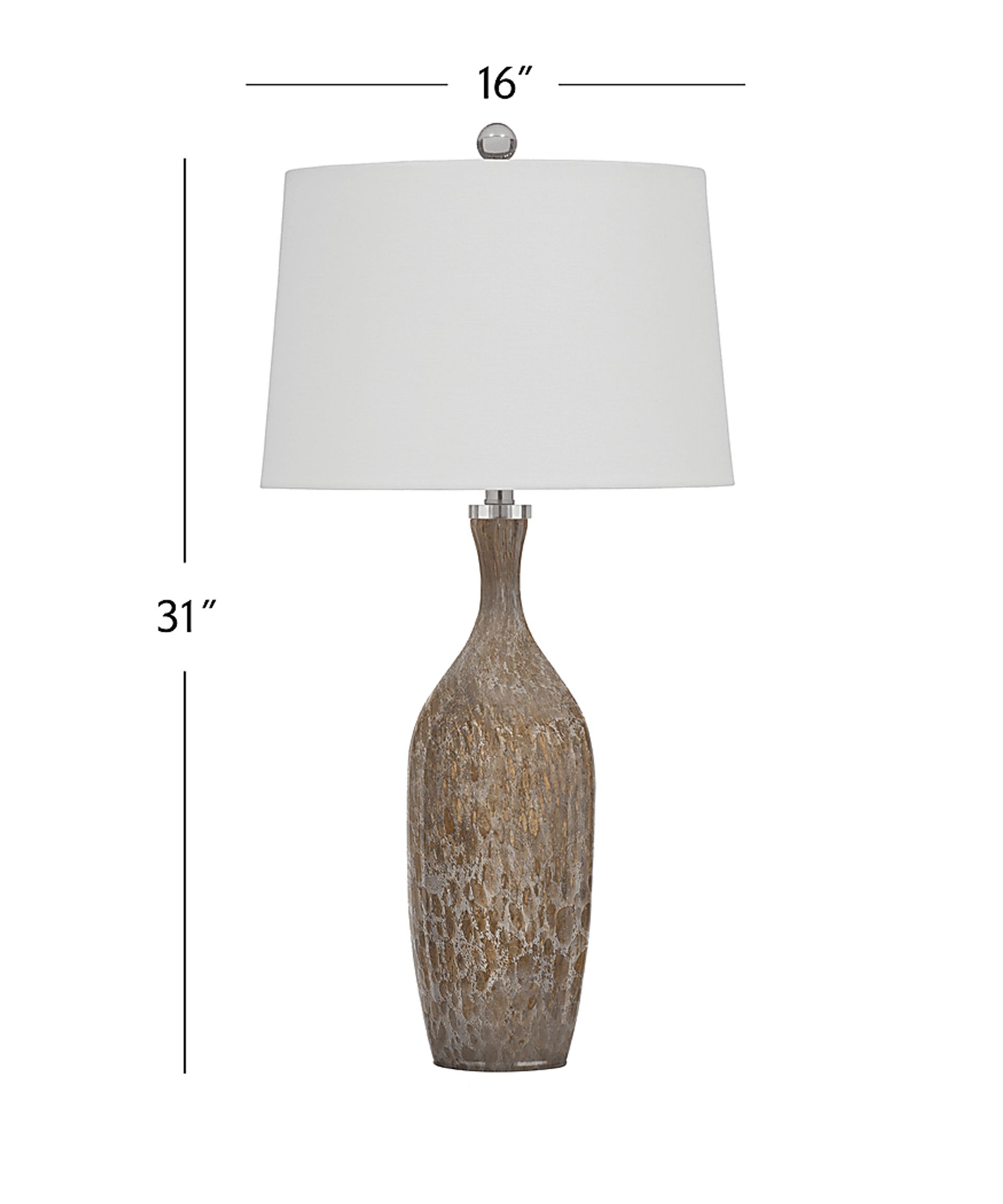 Kapok Loop Brown Lamp - Image 4