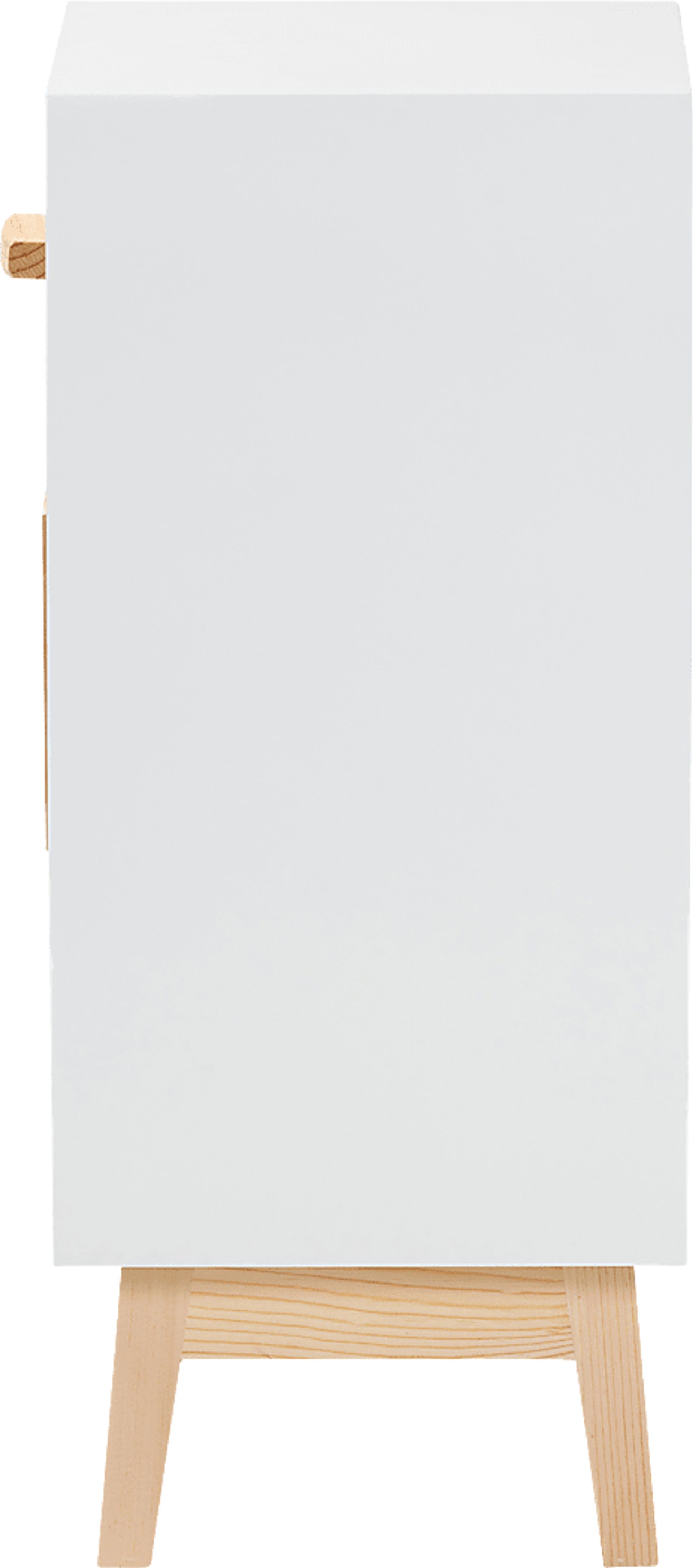 Karanne White Small 3 Drawer Accent Cabinet - Image 4