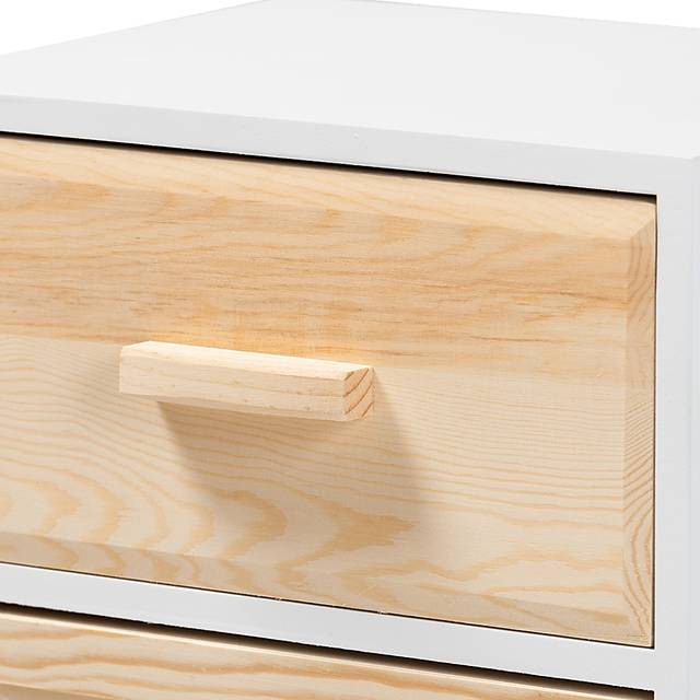 Karanne White Small 3 Drawer Accent Cabinet - Thumbnail - Image 5