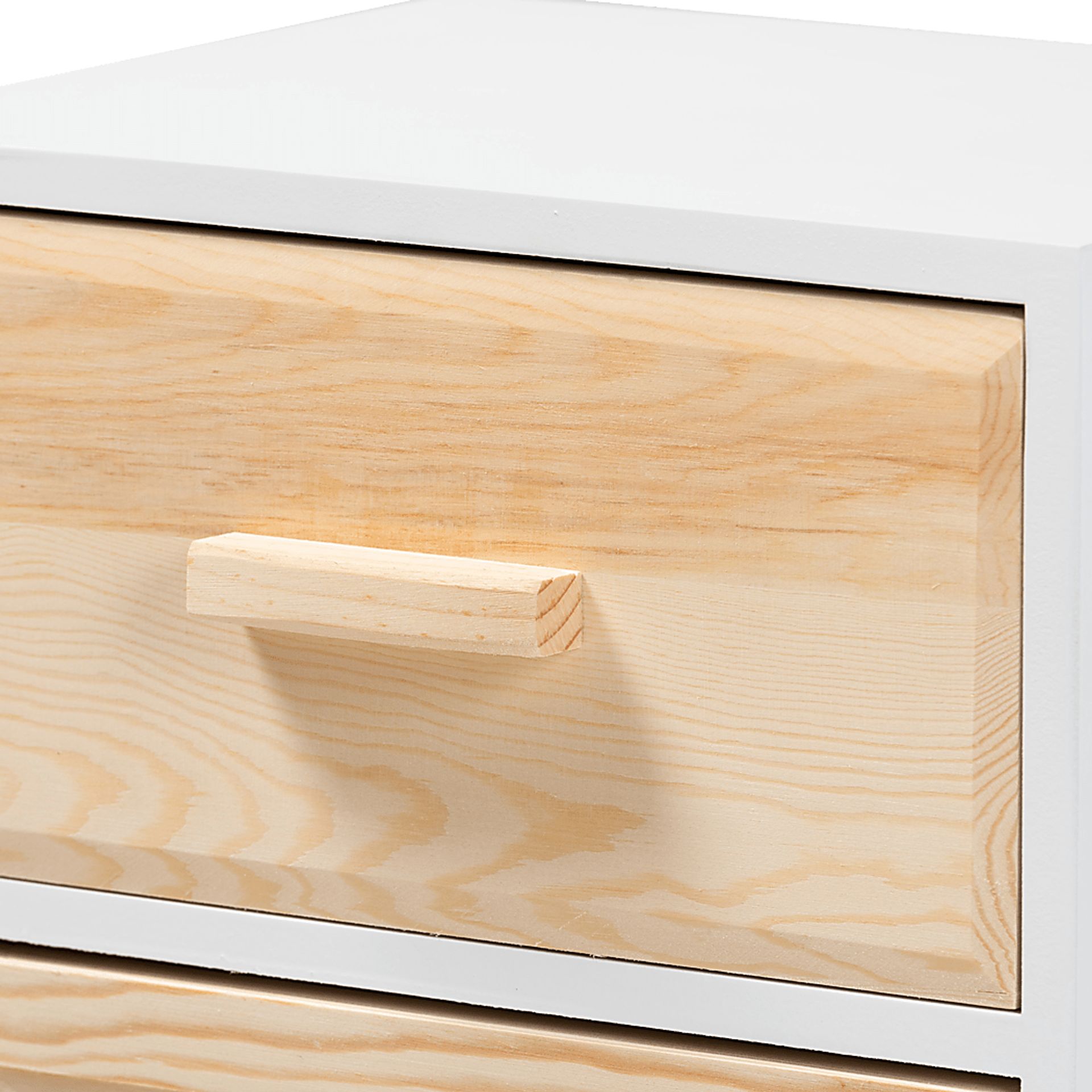 Karanne White Small 3 Drawer Accent Cabinet - Image 5