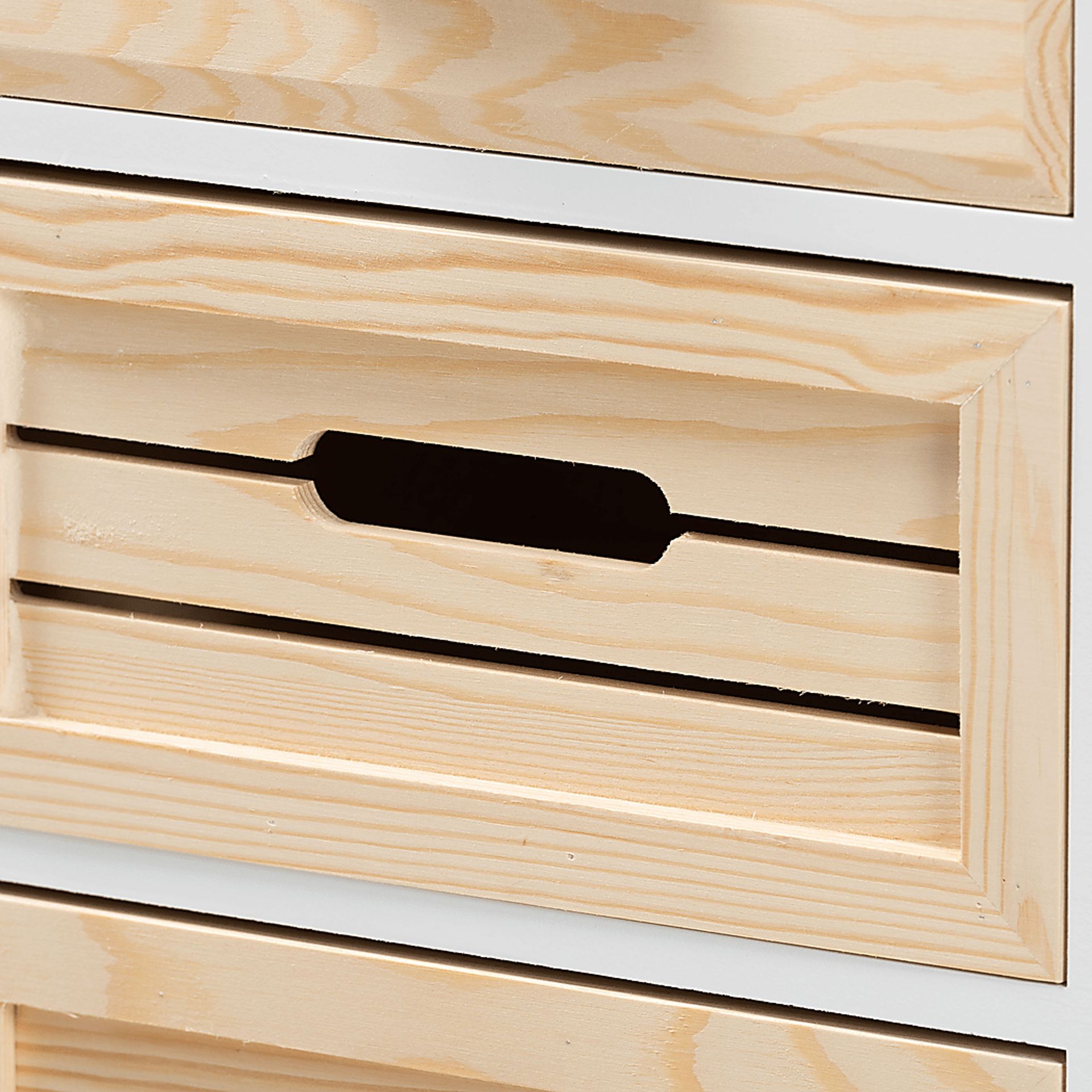 Karanne White Small 3 Drawer Accent Cabinet - Image 6