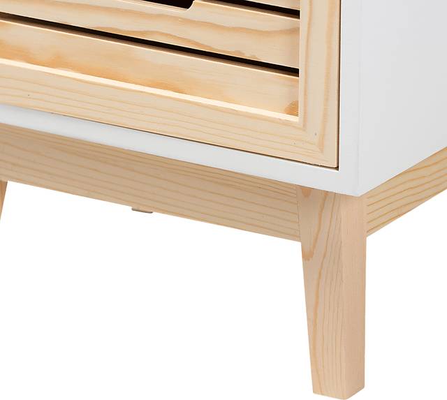 Karanne White Small 3 Drawer Accent Cabinet - Thumbnail - Image 7