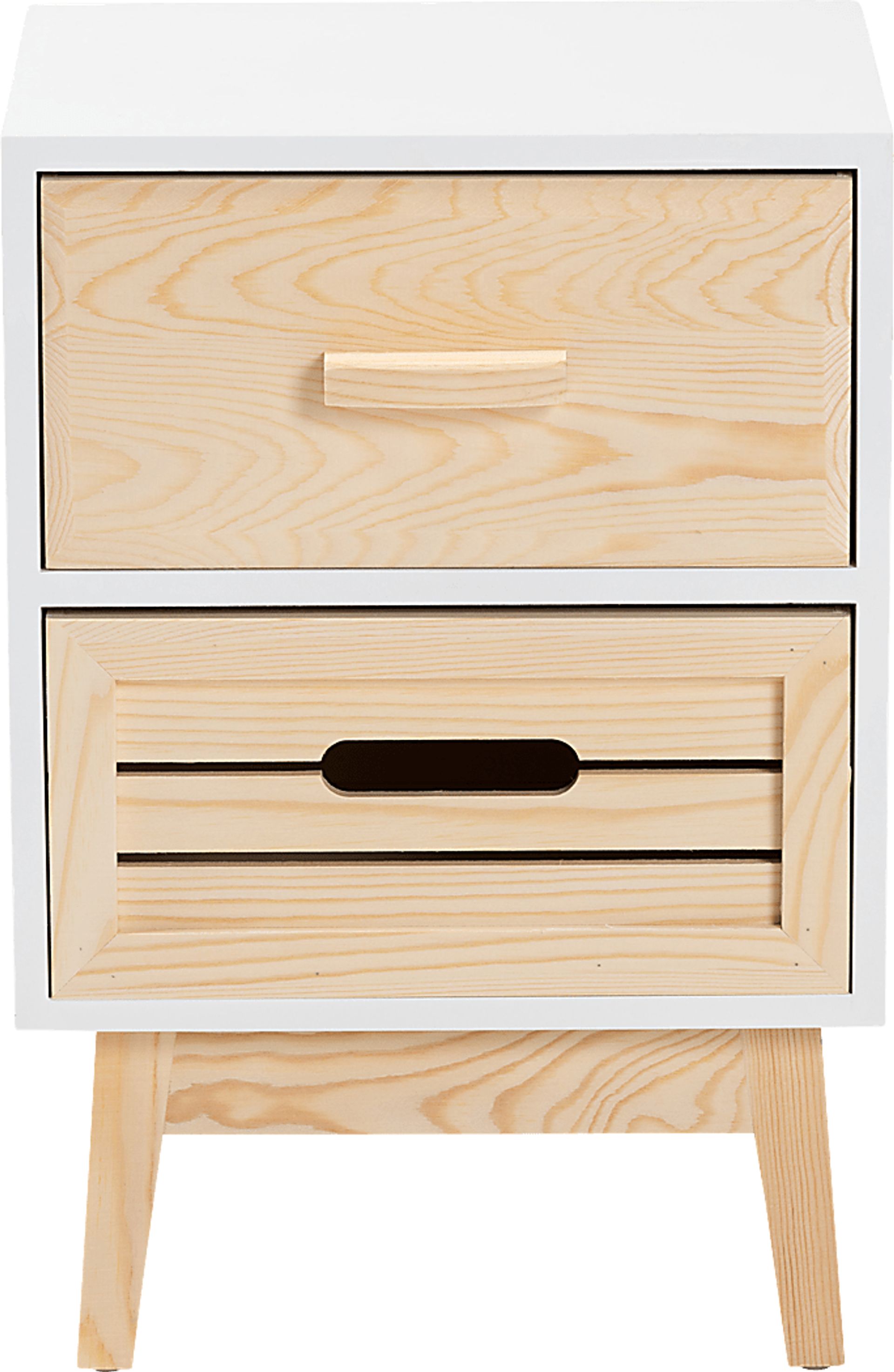 Karanne White Small Nightstand - Image 3