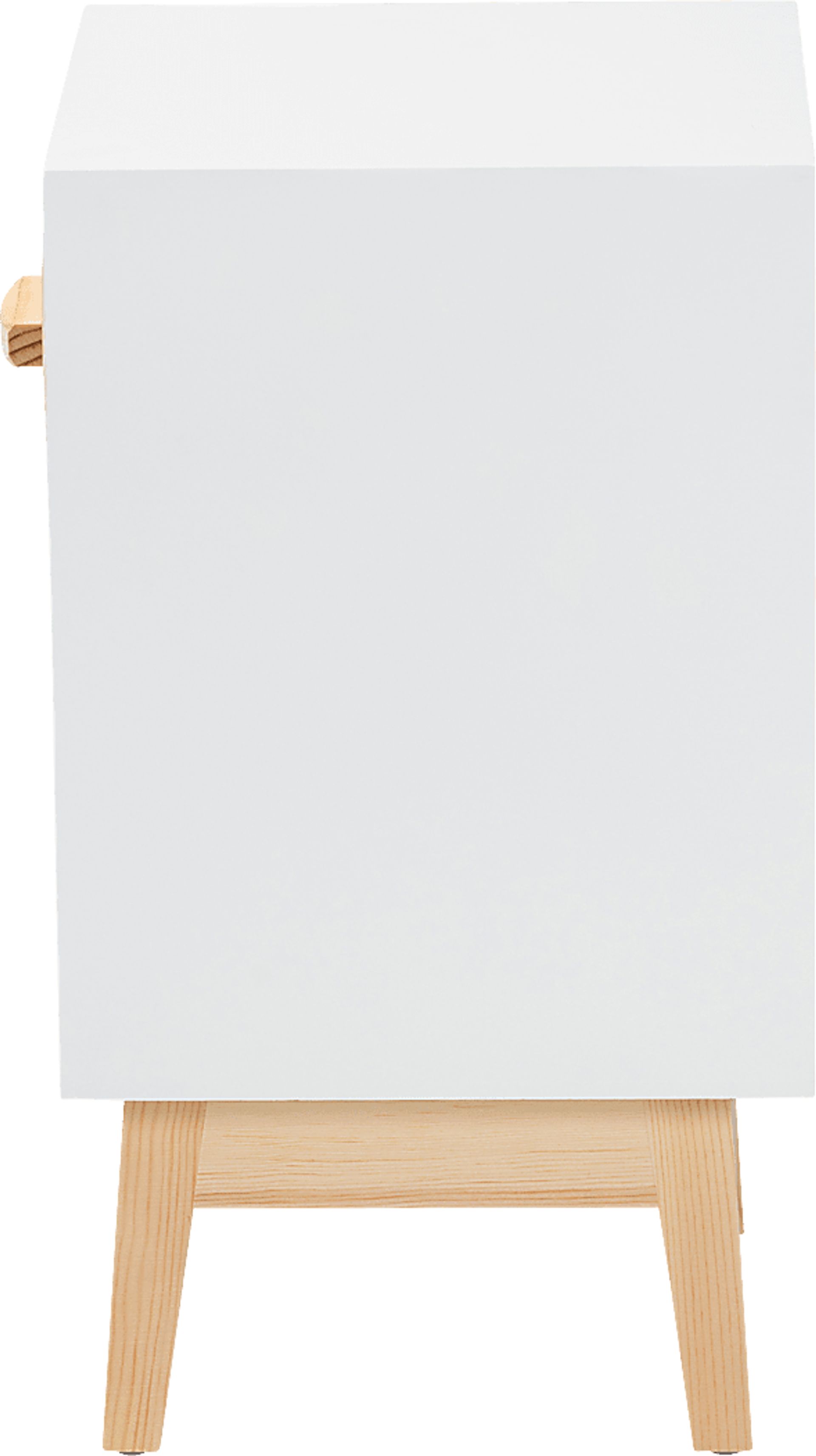 Karanne White Small Nightstand - Image 4