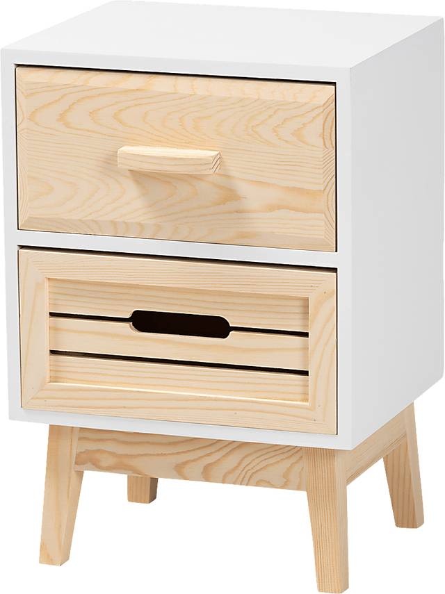 Karanne White Small Nightstand - Thumbnail - Image 1