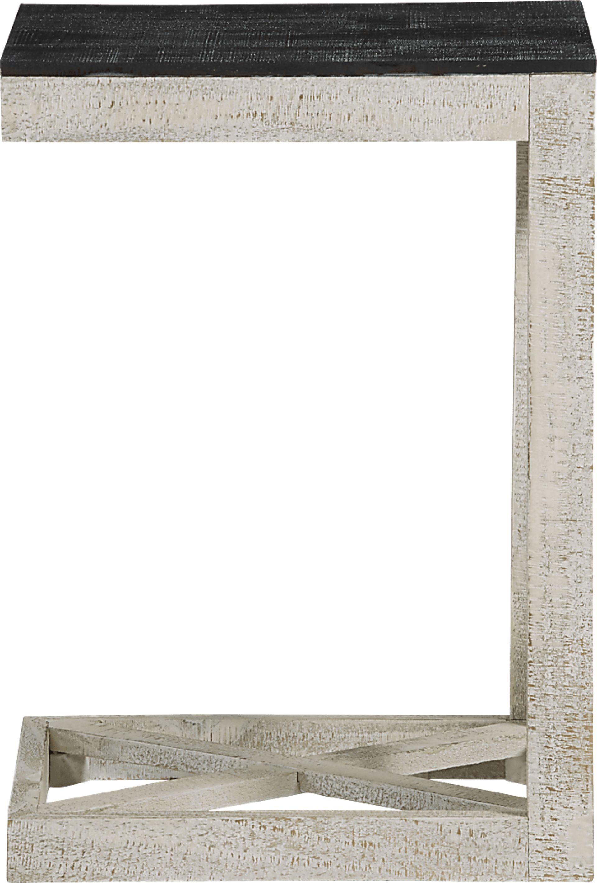 Karcia White End Table - Image 2