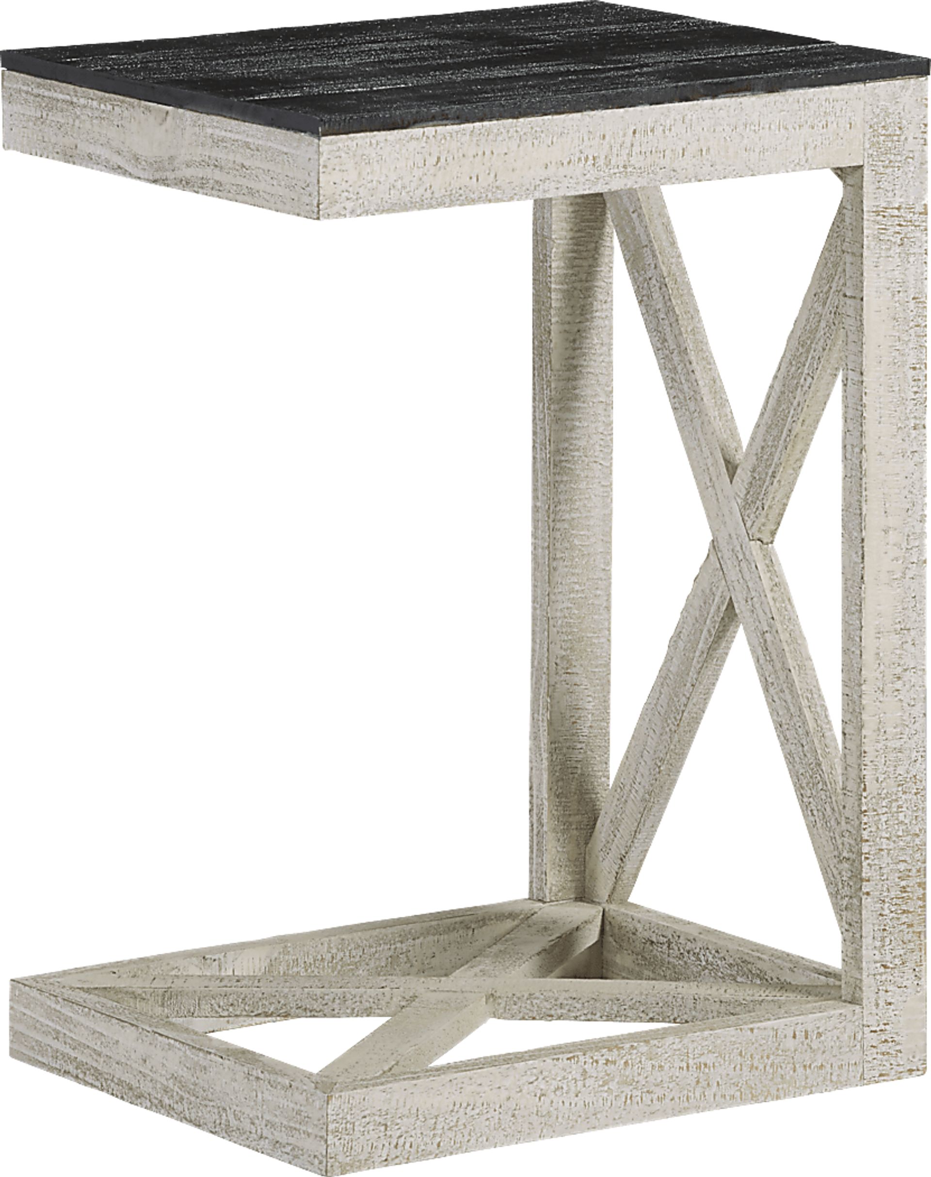 Karcia White End Table - Image 1