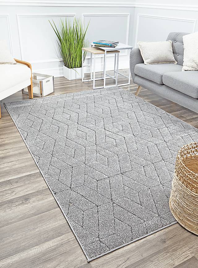 CosmoLiving By Cosmopolitan Karelle Gray 8' x 10' Rug - Thumbnail - Image 5