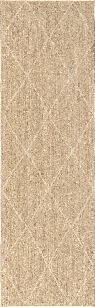 Kares Ivory 2'6 x 8' Runner Rug