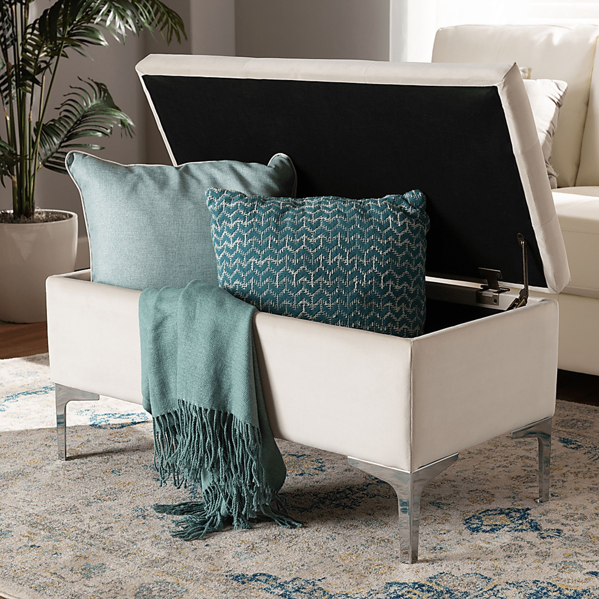 Kari Way Beige Ottoman - Image 9