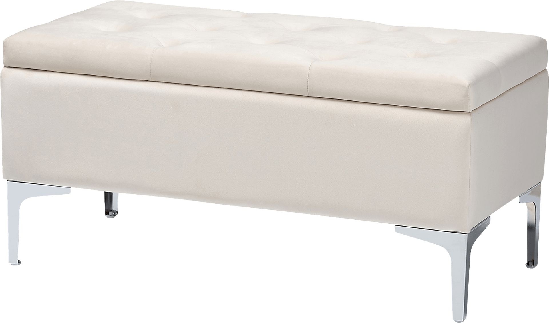 Kari Way Beige Ottoman - Image 1