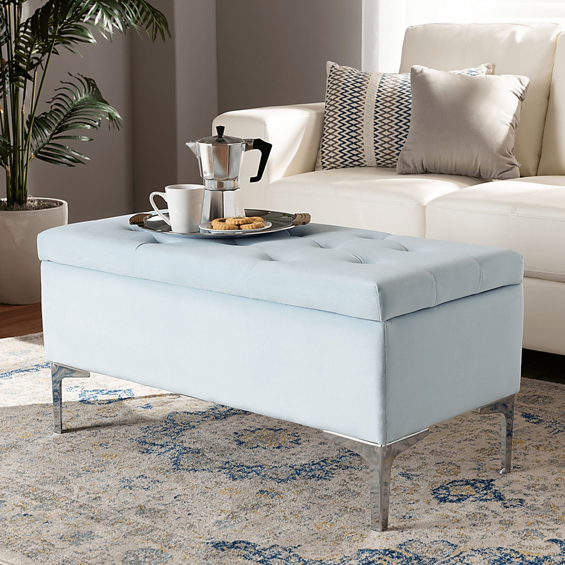 Kari Way Blue Ottoman - Image 8
