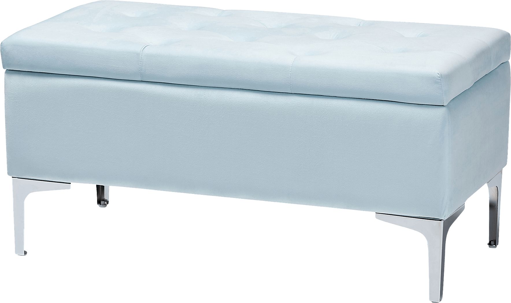 Kari Way Blue Ottoman